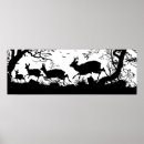 Search for black deer posters Silhouette