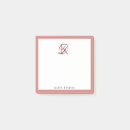 Search for rose note Monogrammed