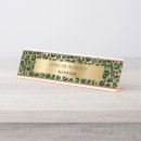 Search for leopard name plates Gold