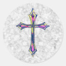 Search for colourful cross stickers Easter