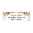 Search for aloha return address labels Flamingo