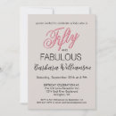 Search for blush pink 50th birthday invitations Elegant birthday party