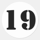 Search for white numbers stickers Text