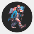 Search for american bigfoot stickers 4th of july