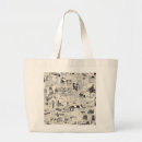 Search for newspaper tote bags Retro