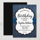Search for denim party invitations Celebration