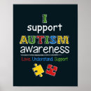 Search for awareness support posters Autistic