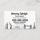 Search for travel business cards Elegant