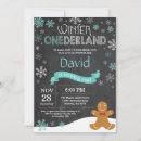 Search for winter wonderland 1st birthday invitations Kids birthday party