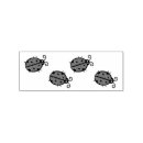 Search for ladybug rubber stamps Red