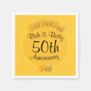 Search for yellow rose napkins Anniversary