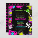 Search for 90s invitations Neon