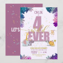 Search for boho 4th birthday invitations Fourth