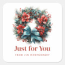 Search for christmas wreath stickers Holiday season