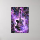 Search for guitar canvas prints Purple