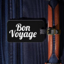 Search for bon voyage luggage tags Goodbye