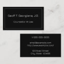 Search for counsellor business cards Modern