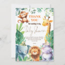 Search for jungle animals baby shower cards Giraffe