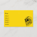 Search for black and yellow business cards Retro