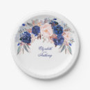 Search for navy wedding plates Blue