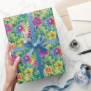 Search for flower pattern wrapping paper Watercolor flowers