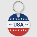 Search for july four key rings Red white and blue