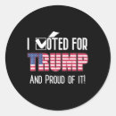 Search for i voted for trump stickers Biden