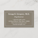 Search for psychiatrist business cards Professional