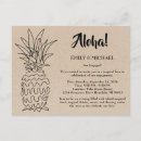 Search for luau engagement party invitations Pineapple