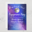 Search for moon engagement party invitations Modern
