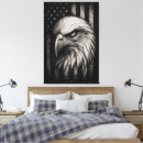 Search for patriotic canvas prints Bald