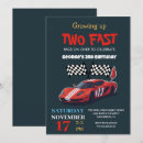 Search for red race car invitations Second