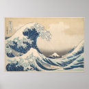 Search for katsushika hokusai posters Tsunami