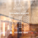 Search for window decals Restaurant cafe opening