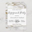 Search for white and gold engagement party invitations Formal