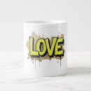 Search for love in bloom mugs Typography