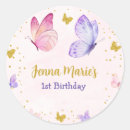 Search for pink purple butterfly stickers Butterflies