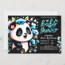 Search for panda baby boy shower invitations Whimsical