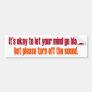 Search for insults bumper stickers Insulting