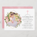 Search for gold confirmation invitations Floral