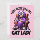 Search for cat lady invitations Funny