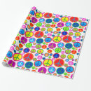 Search for peace wrapping paper 60s