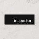 Search for inspector business cards Professional