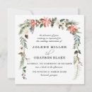 Search for evergreen and red berries invitations Greenery