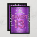 Search for fun 13th birthday invitations Pink