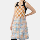 Search for blue and white aprons Orange