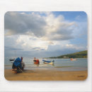 Search for boat at sunset mousepads Fisherman