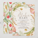 Search for aloha baby shower invitations Hibiscus