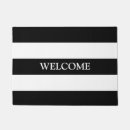 Search for black and white stripes doormats Abstract
