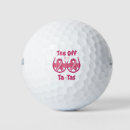 Search for breast cancer pink ribbon golf balls For her